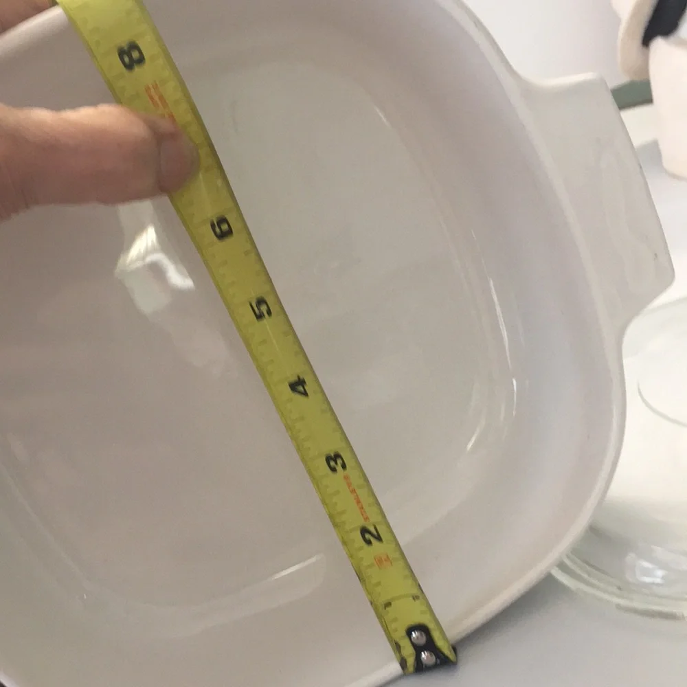 Vintage Corning Ware casserole with lid 95-Rosemarie 2 liters